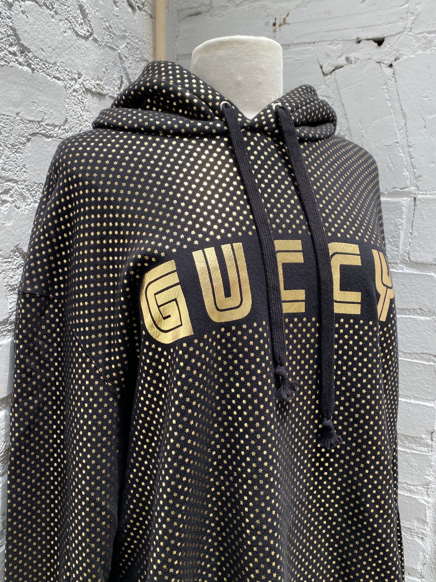 Gucci Black & Gold “Guccy” Sweatshirt, XL