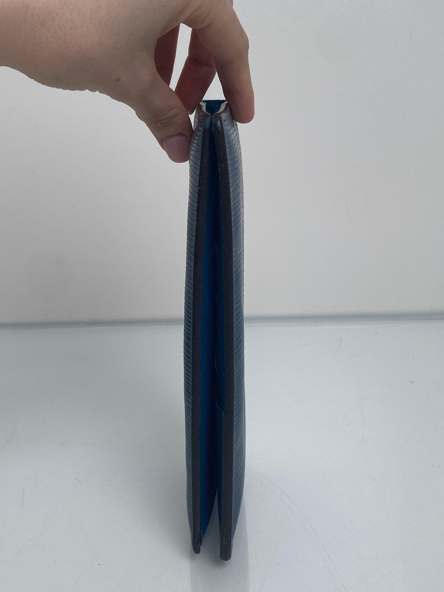 Louis Vuitton Vintage Blue Epi Brazza Wallet