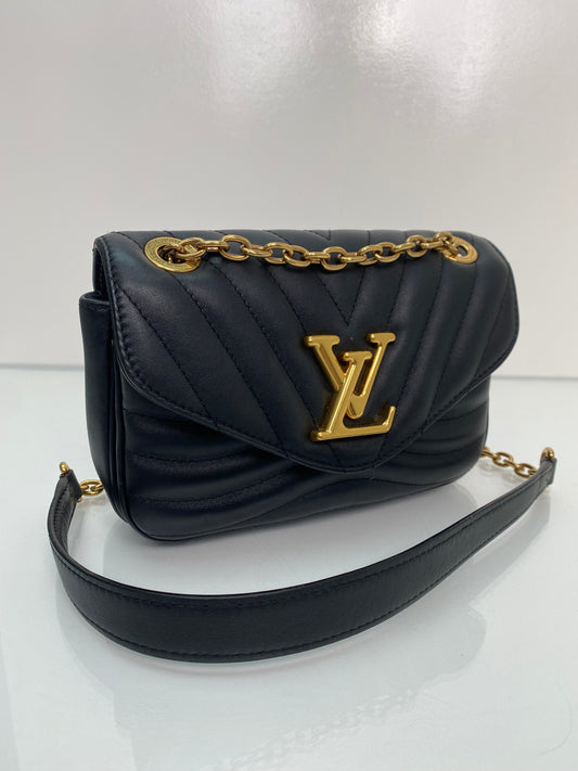 Louis Vuitton Black New Wave Crossbody Bag GHW