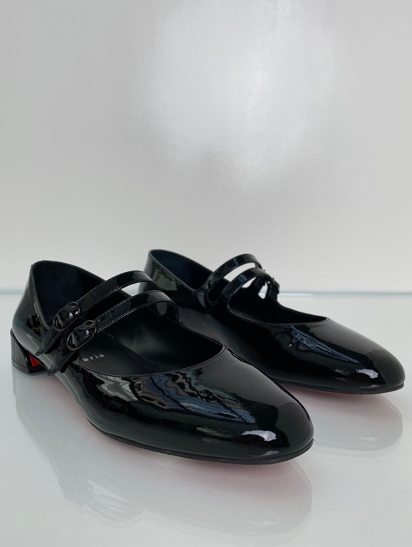 Christian Louboutin Black Sweet Jane Pumps, 40