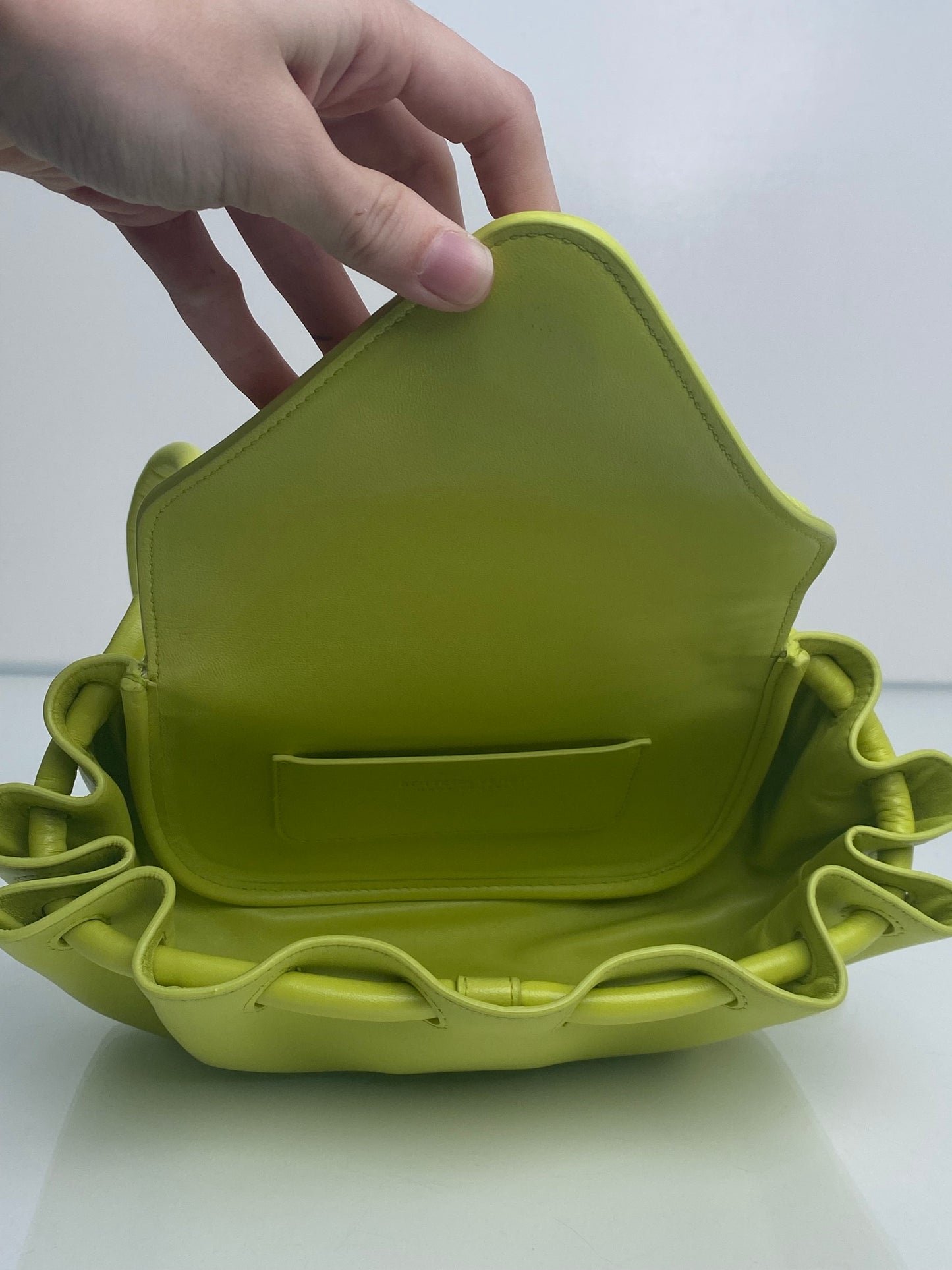 Bottega Veneta Seagrass Beak Crossbody Bag