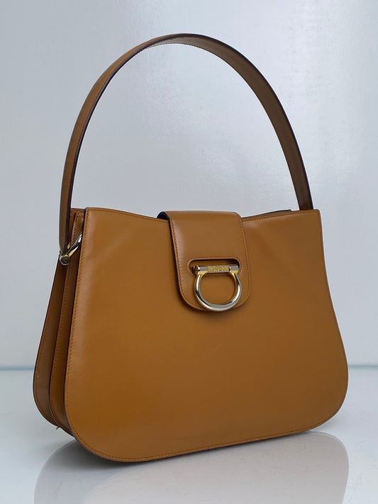 Celine Gold Calfskin Shoulder Bag GHW (As Is)