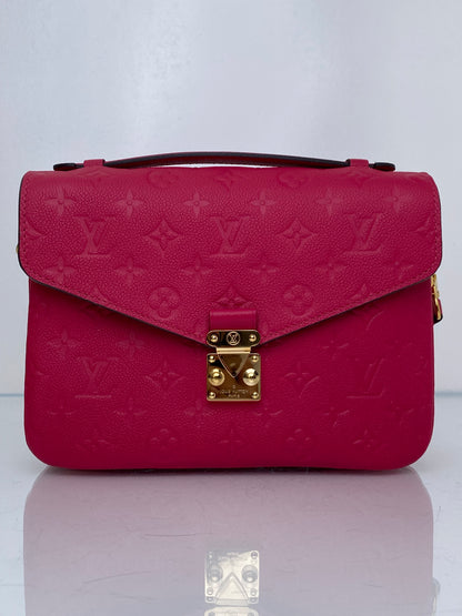 Louis Vuitton Pochette Motis Raspberry Empriente Bag GHW