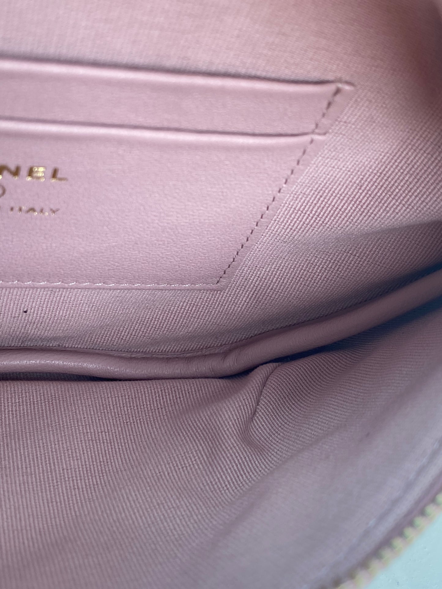 Chanel Pink Caviar Coco Crush Heart Bumbag GHW