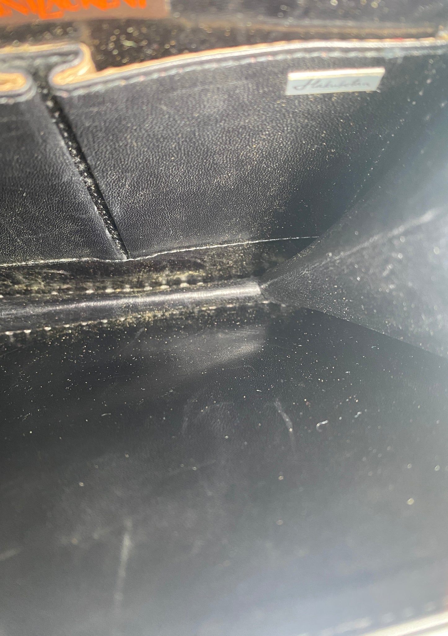 Saint Laurent Vintage Exotic Tassel Crossbody Bag, As is