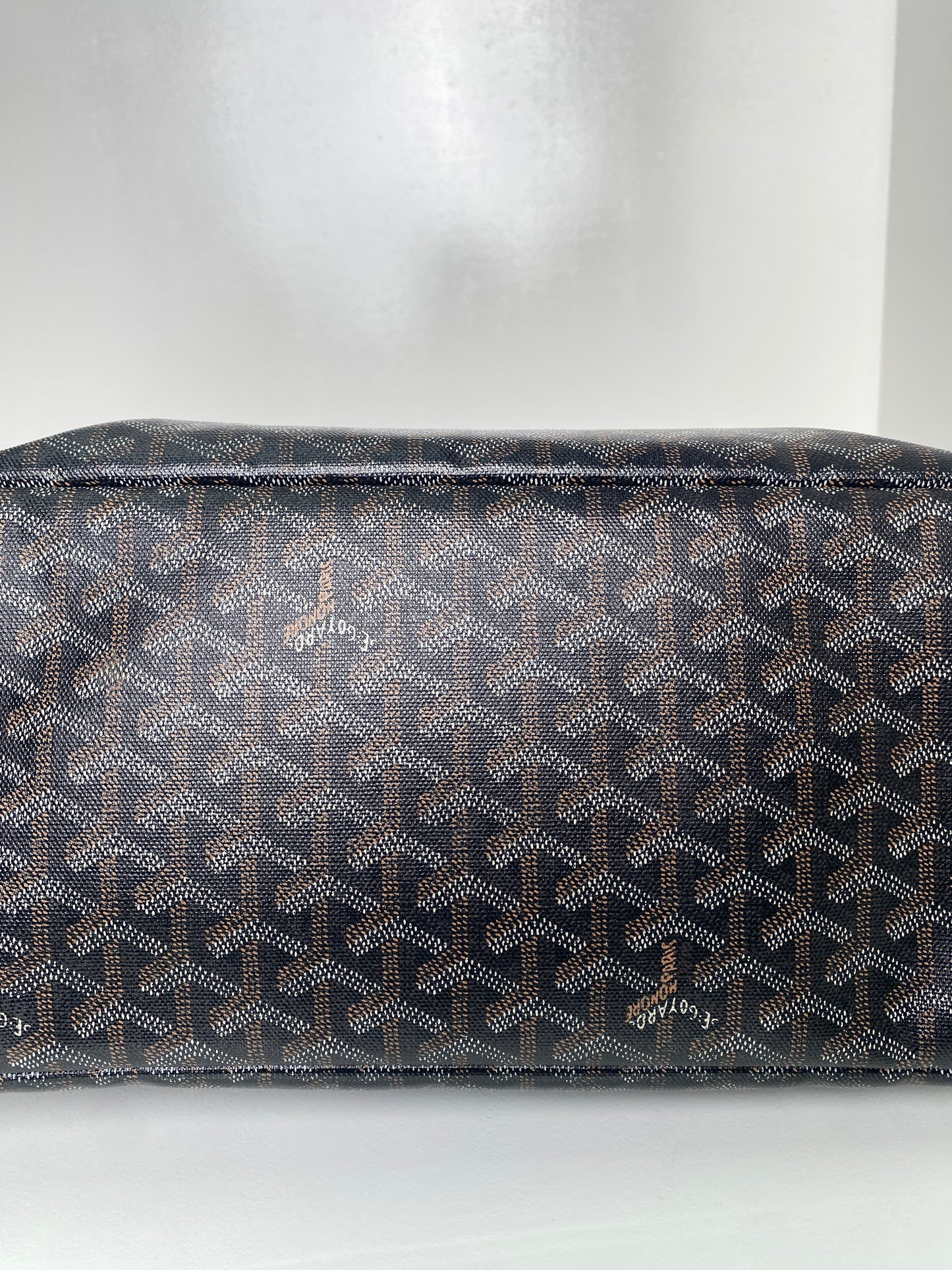 Goyard Black Artois MM Tote Bag SHW