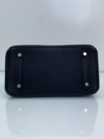Hermes Birkin 25 Noir Togo PHW #A