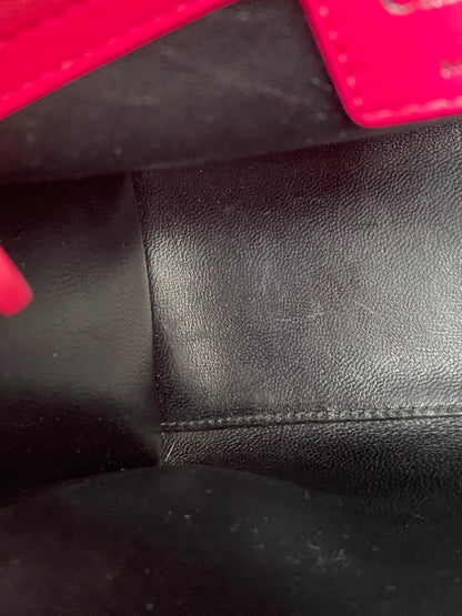 Christian Dior Pink & Black Medium Lady Dior Bag SHW
