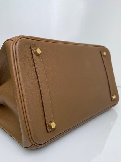 Hermes Birkin 35 Alezan Togo GHW #N