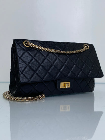 Chanel Black Reissue Medium Flap Bag GHW