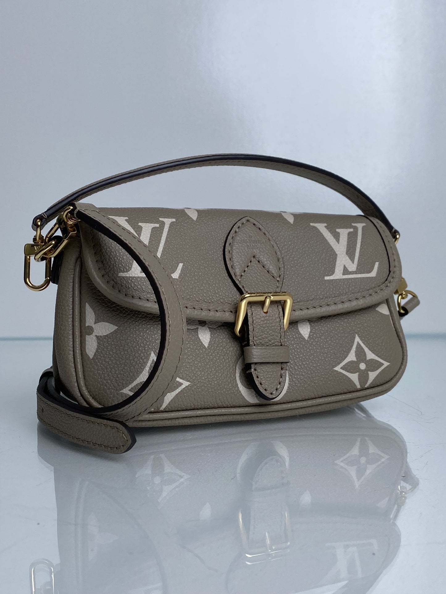 Louis Vuitton Nano Diane Bicolor Monogram Empriente GHW