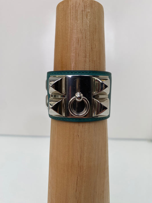 Hermes Malachite Collier De Chien PHW