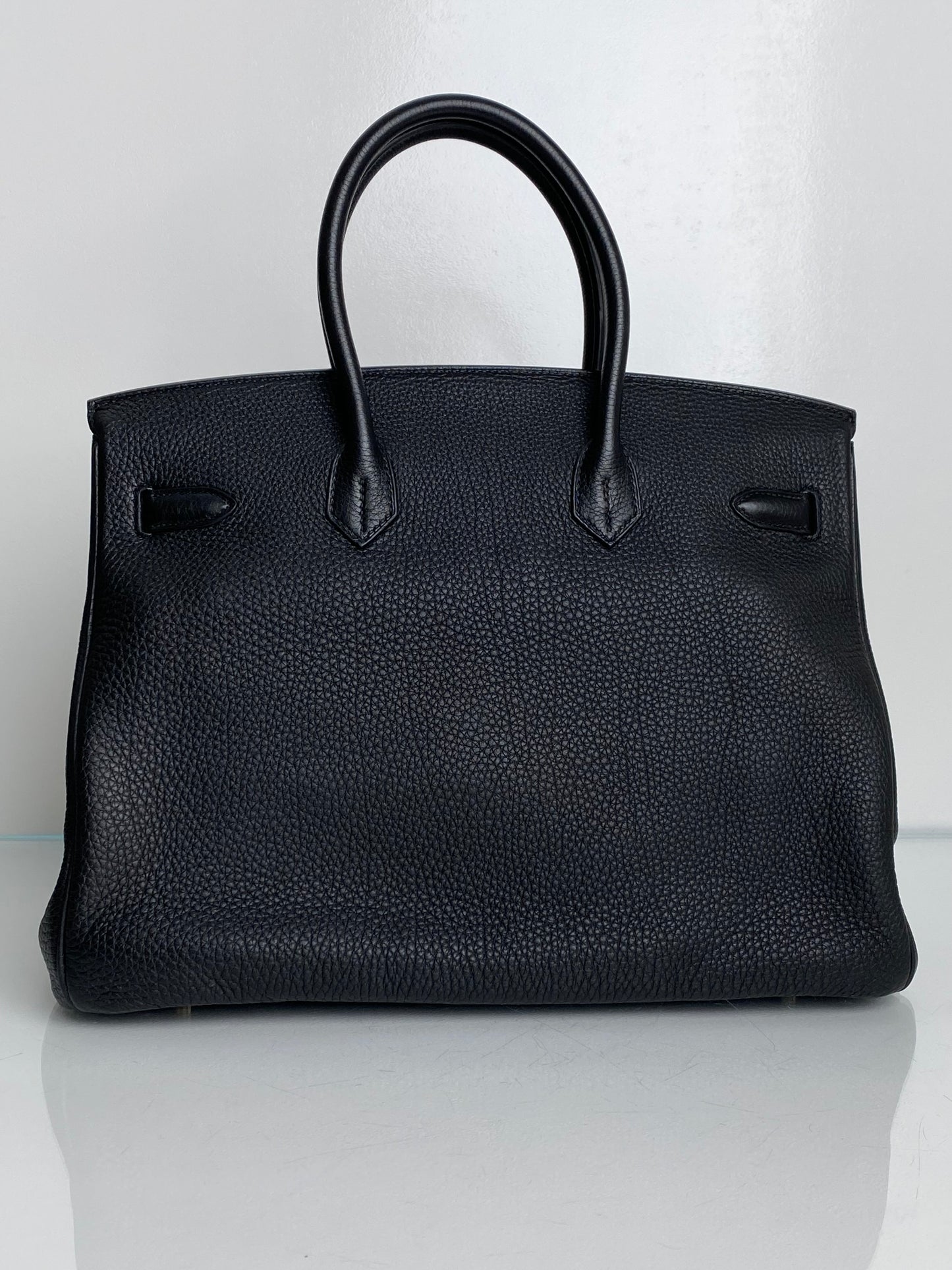 Hermes Birkin 35 Black Togo GHW #P