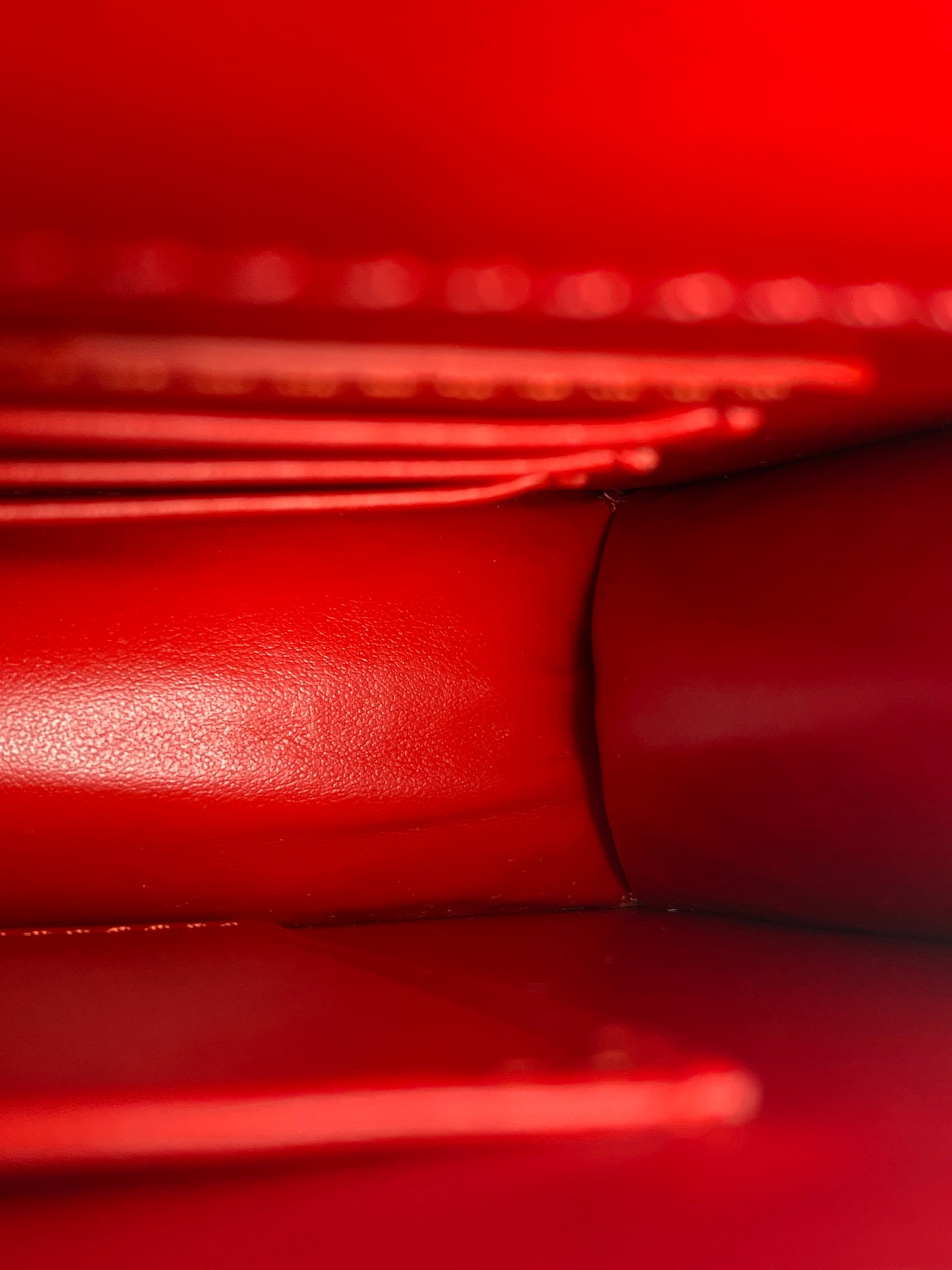 Christian Louboutin Red Elisa Baguette SHW