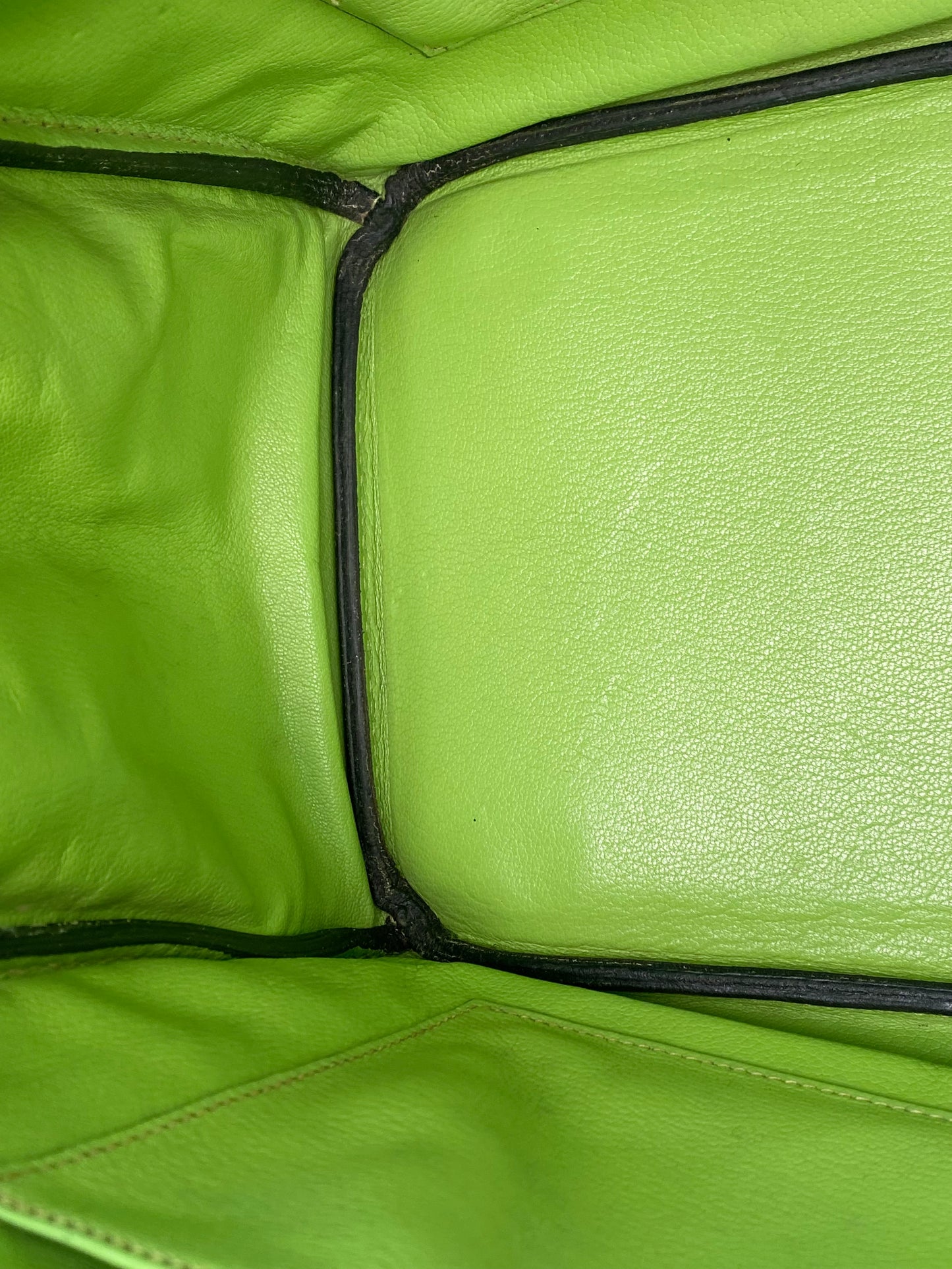 Hermes Birkin 35 Vert Cru Clemence GHW #G