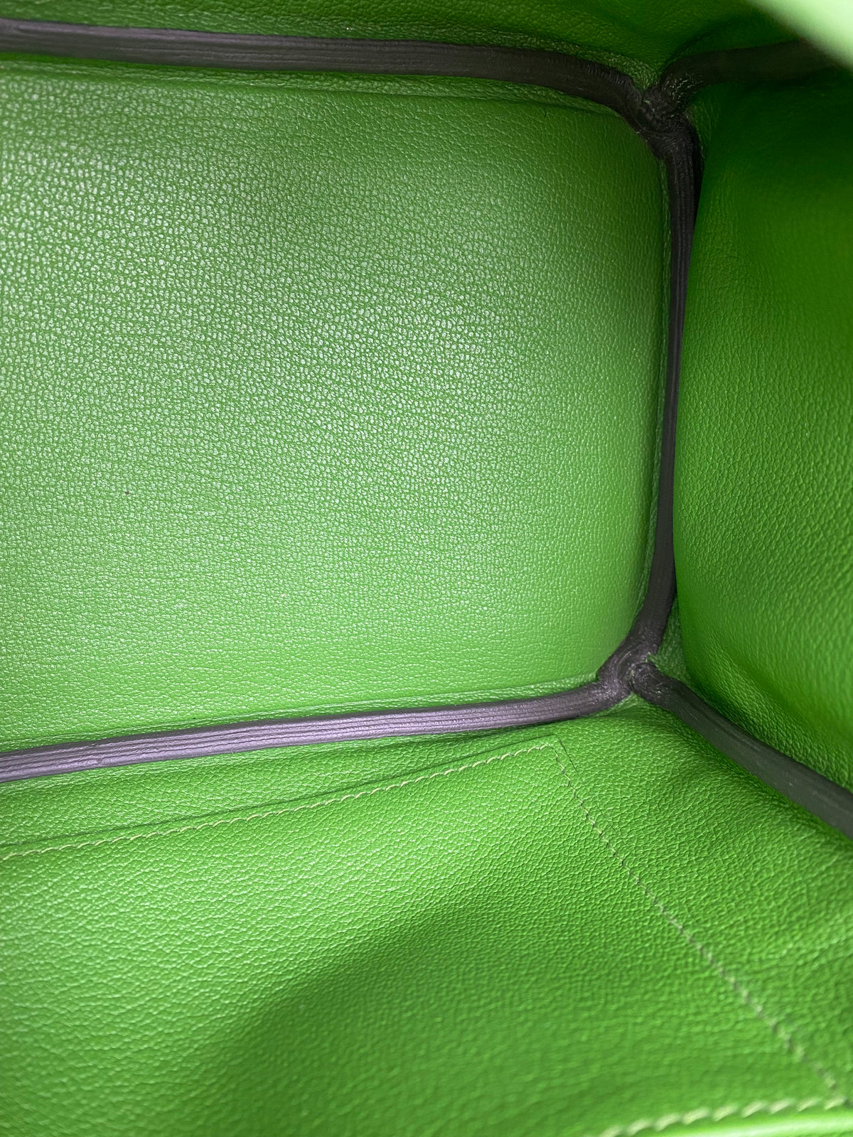 Hermes Birkin 25 Vert Yucca Togo GHW #B