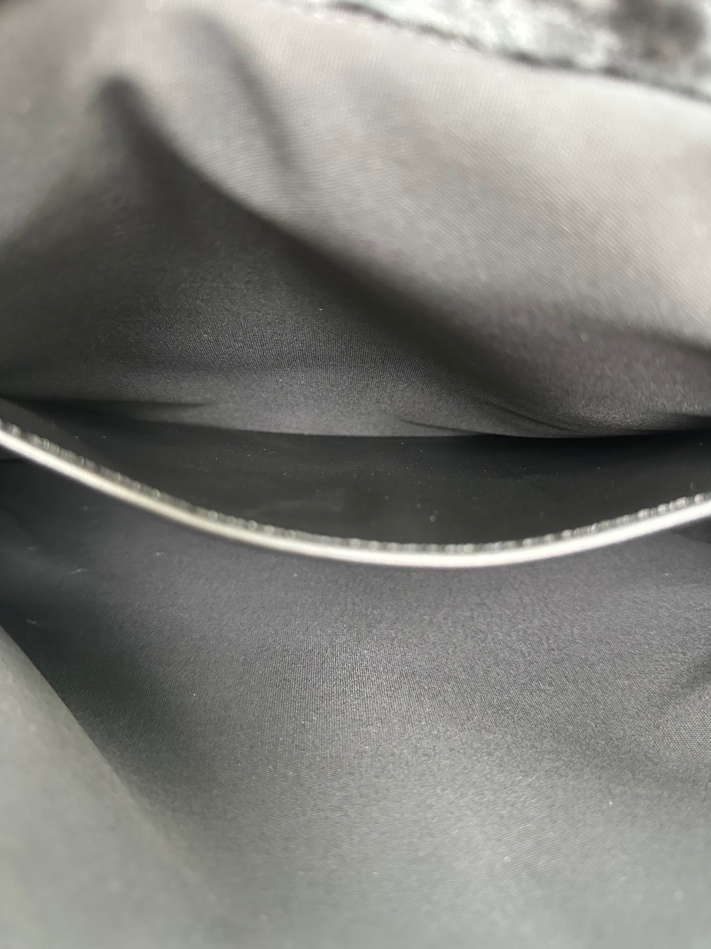 Dior Black & Dark Grey Oblique  Shearling Saddle Briefcase Bag BHW