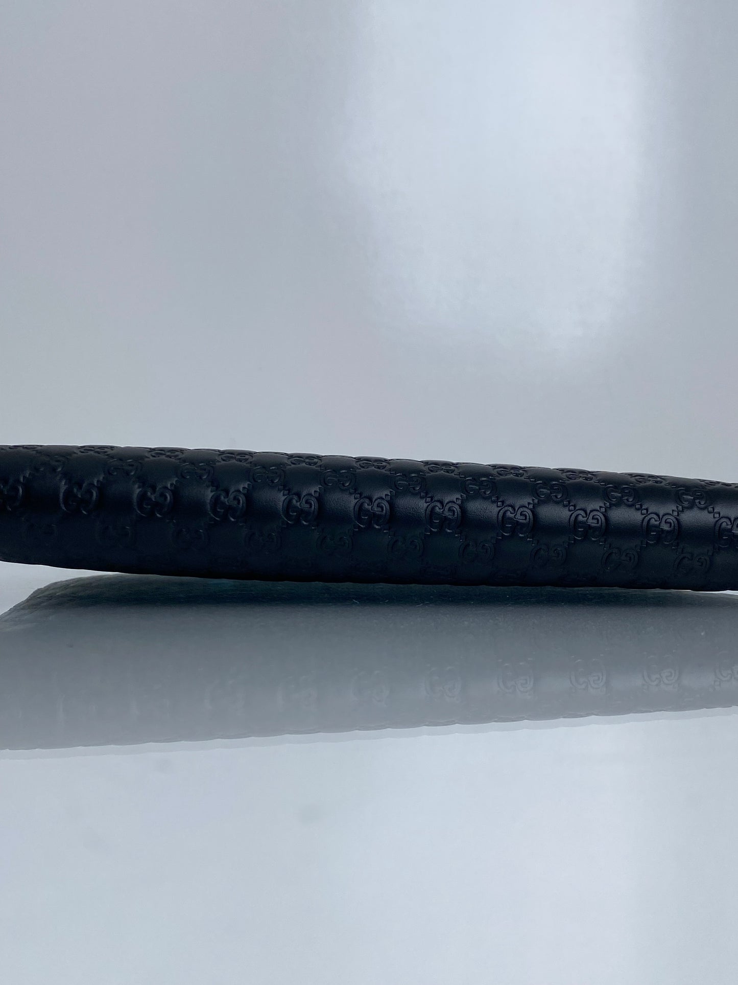 Gucci Black Microguccisma Zip Wallet SHW