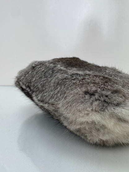 Celine Rabbit Fur Shoulder Bag SHW