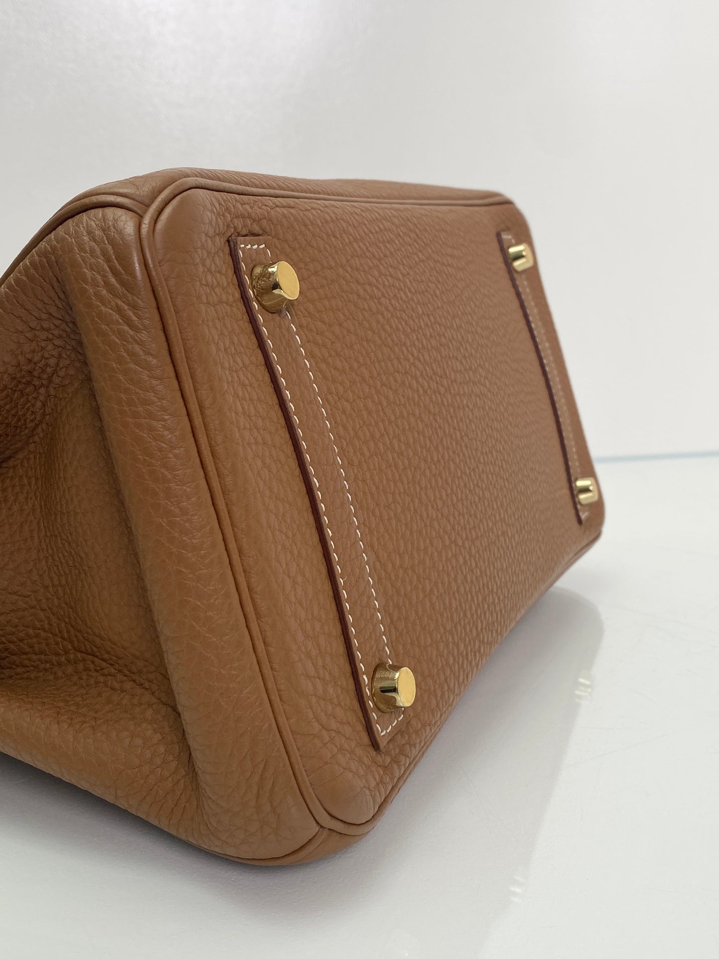 Hermes Birkin 30 Gold Togo GHW #Q