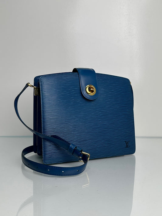 Louis Vuitton Vintage Blue Epi Crossbody
