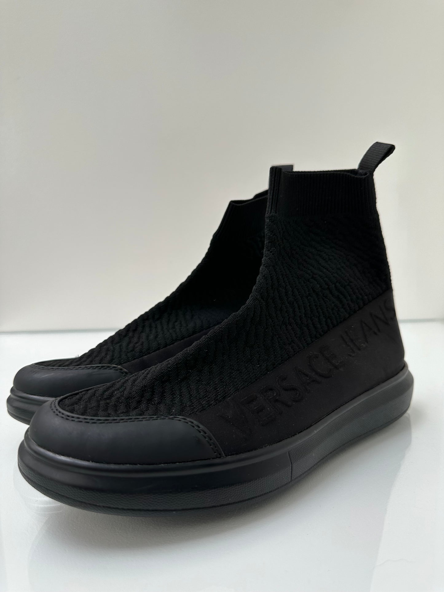 Versace Jeans Black Sock Sneaker M7/W9