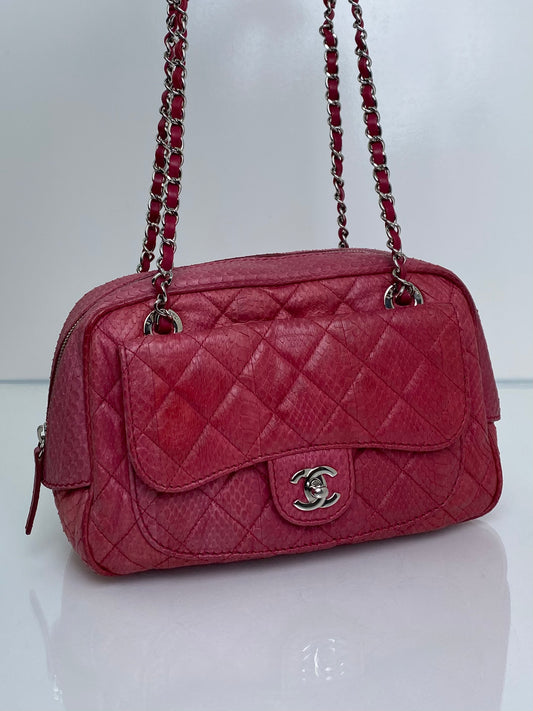 Chanel Pink Exotic Shoulder Bag SHW