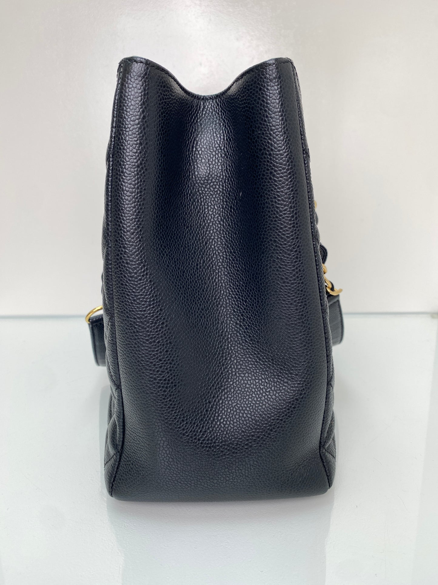 Chanel Black Caviar XL GST GHW #16