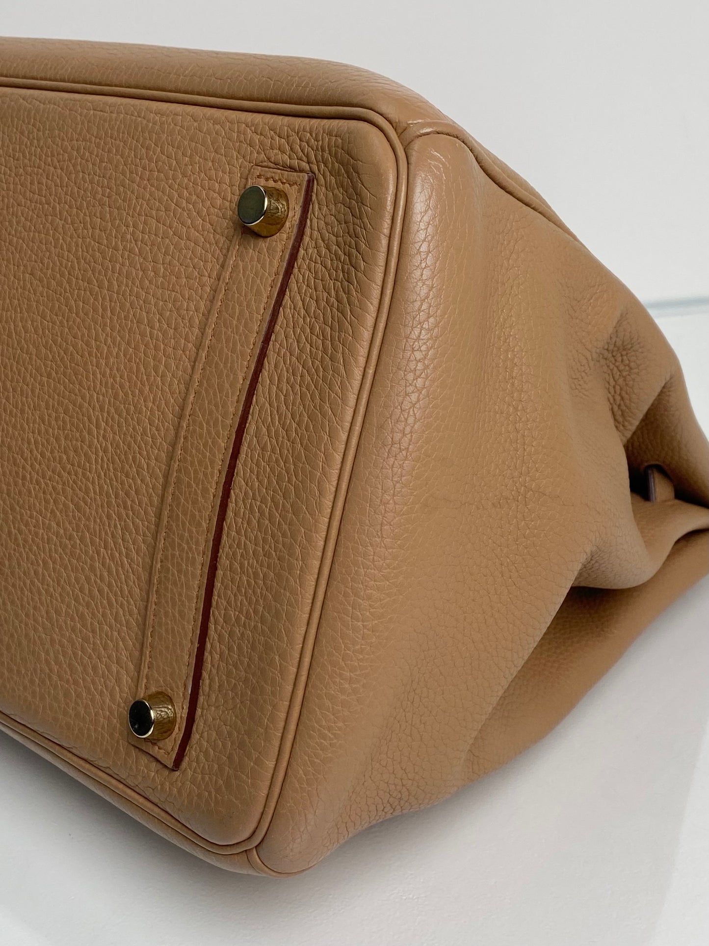 Hermes Birkin 35 Tabac Camel GHW #P