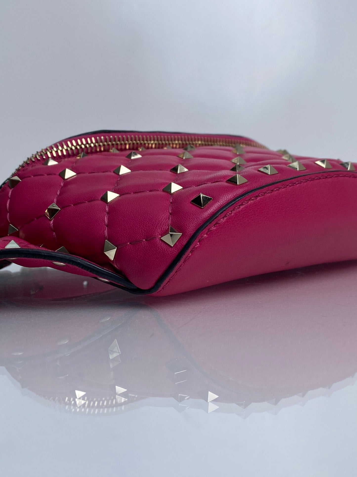 Valentino Pink Rockstud Bum Bag GHW, 85