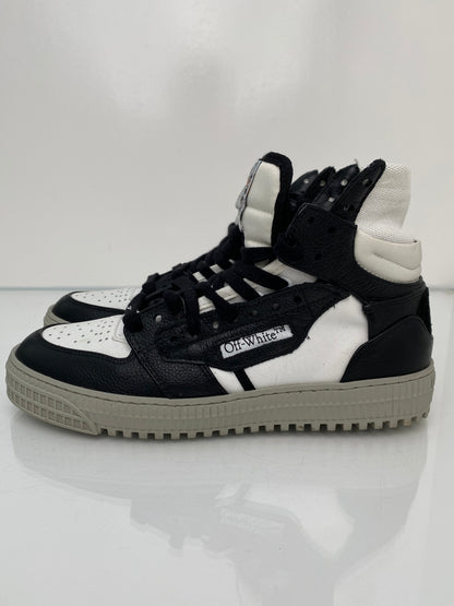 Off White Black & White High Tops, 38