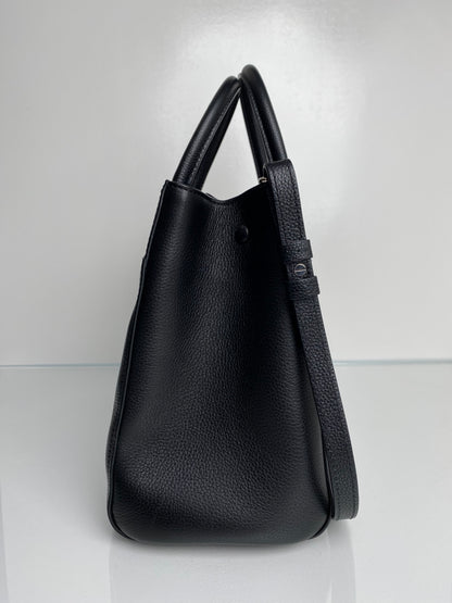 Chanel Executive Black Grained Calf Tote Bag SHW