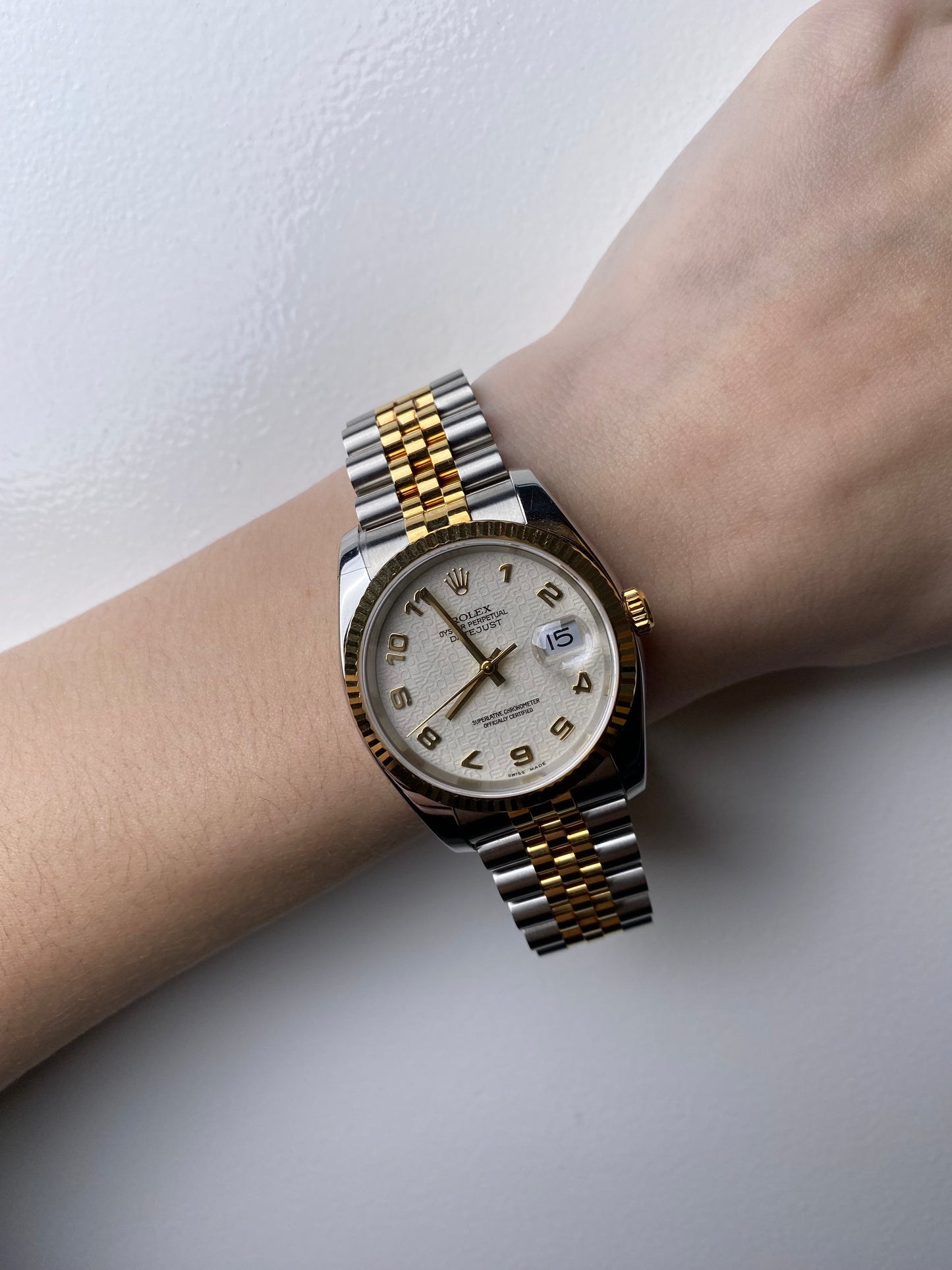 Rolex 36mm Two Tone Datejust Jubilee