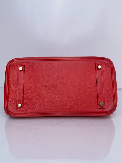 Hermes Birkin 30 Capucine Epsom GHW #Z