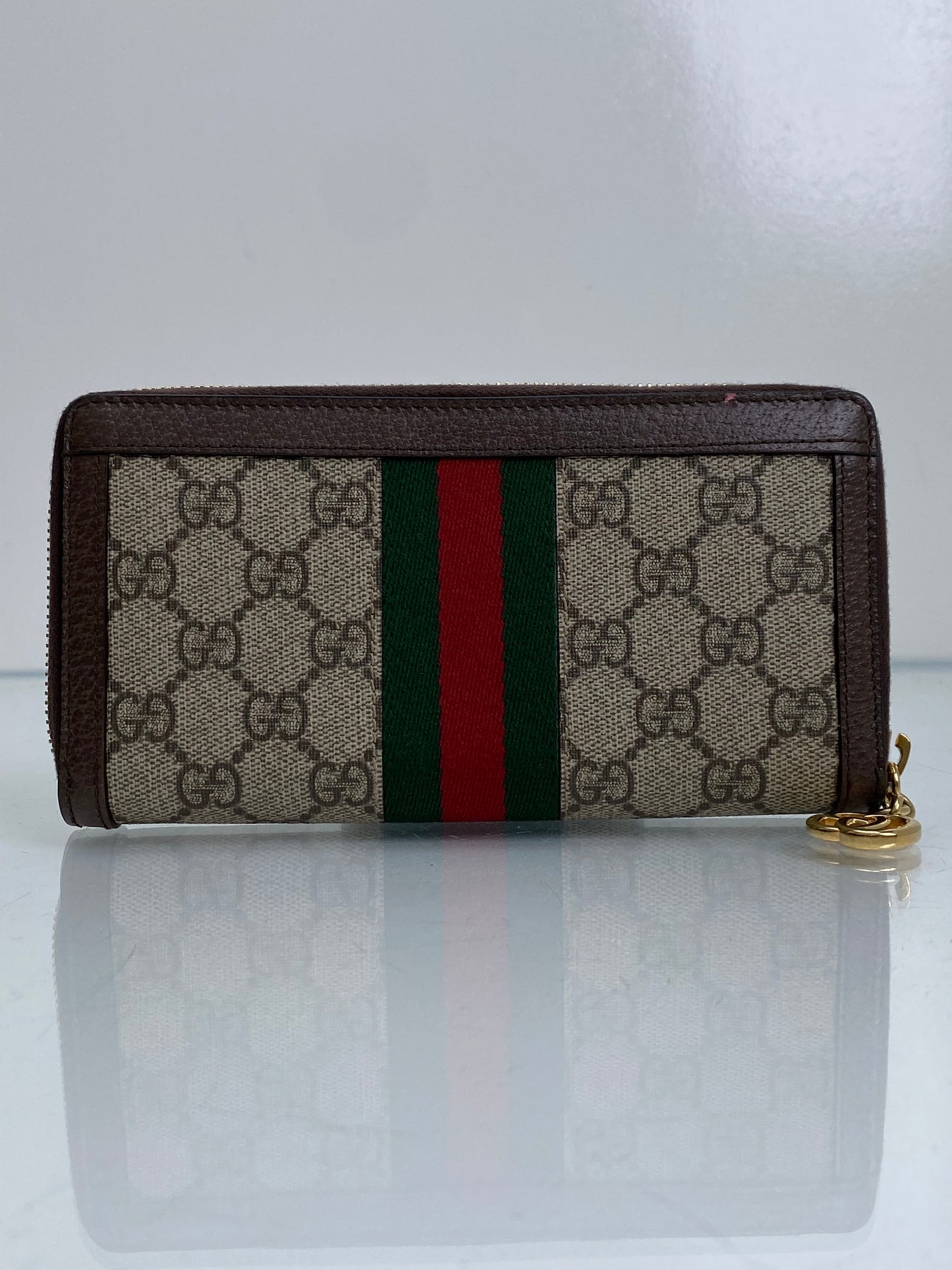 Gucci GG Supreme Webstripe Wallet GHW
