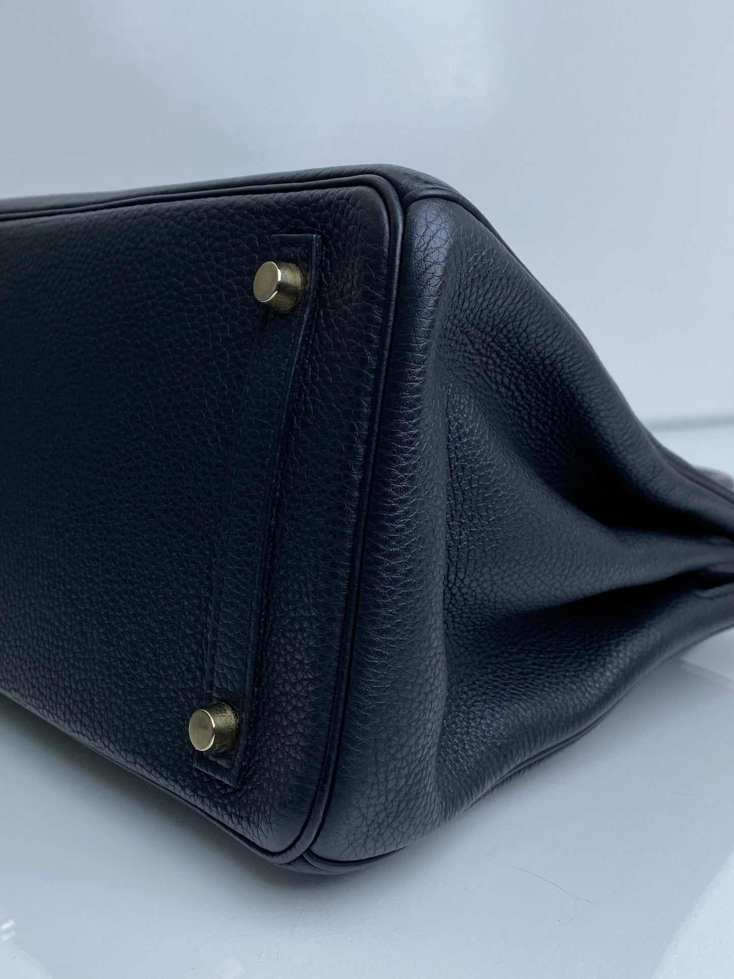Hermes Birkin 30 Black Togo GHW #R