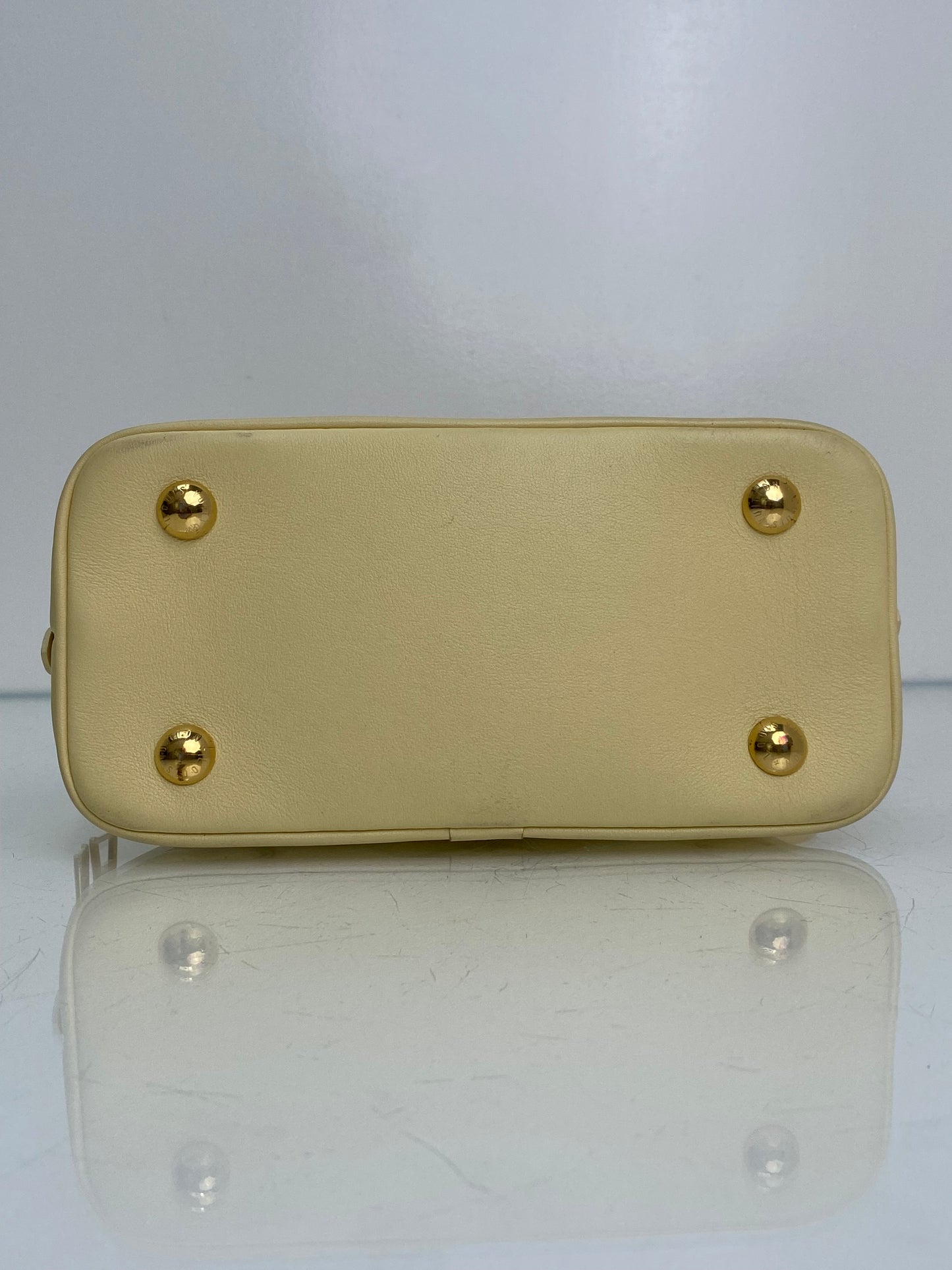 Louis Vuitton Yellow Bubblegram Alma BB Bag GHW