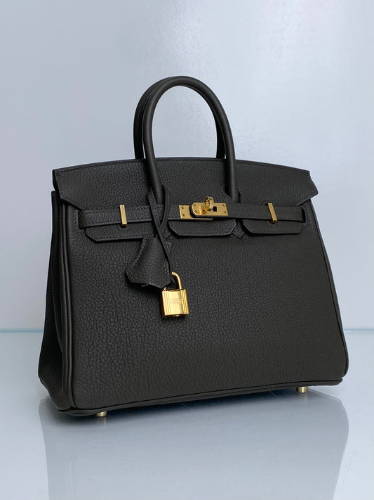 Hermes Birkin 25 Eucalyptus Togo GHW #K