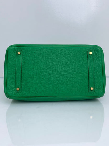 Hermes Birkin 35 Bamboo Togo GHW #R