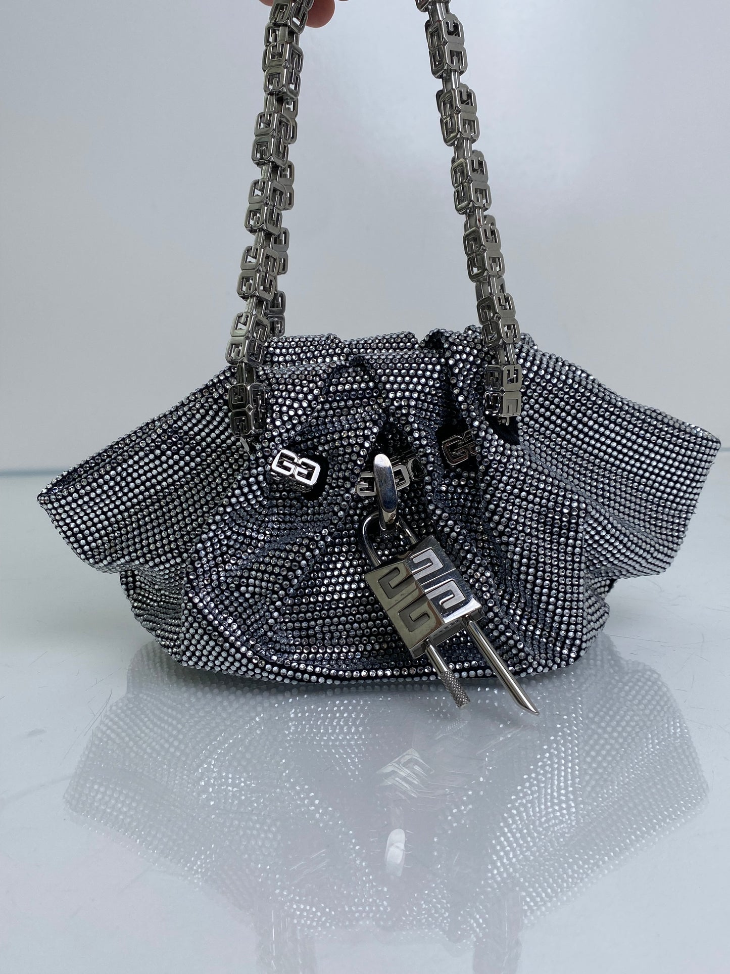 Givenchy Mini Kenny Embellished Shoulder Bag SHW