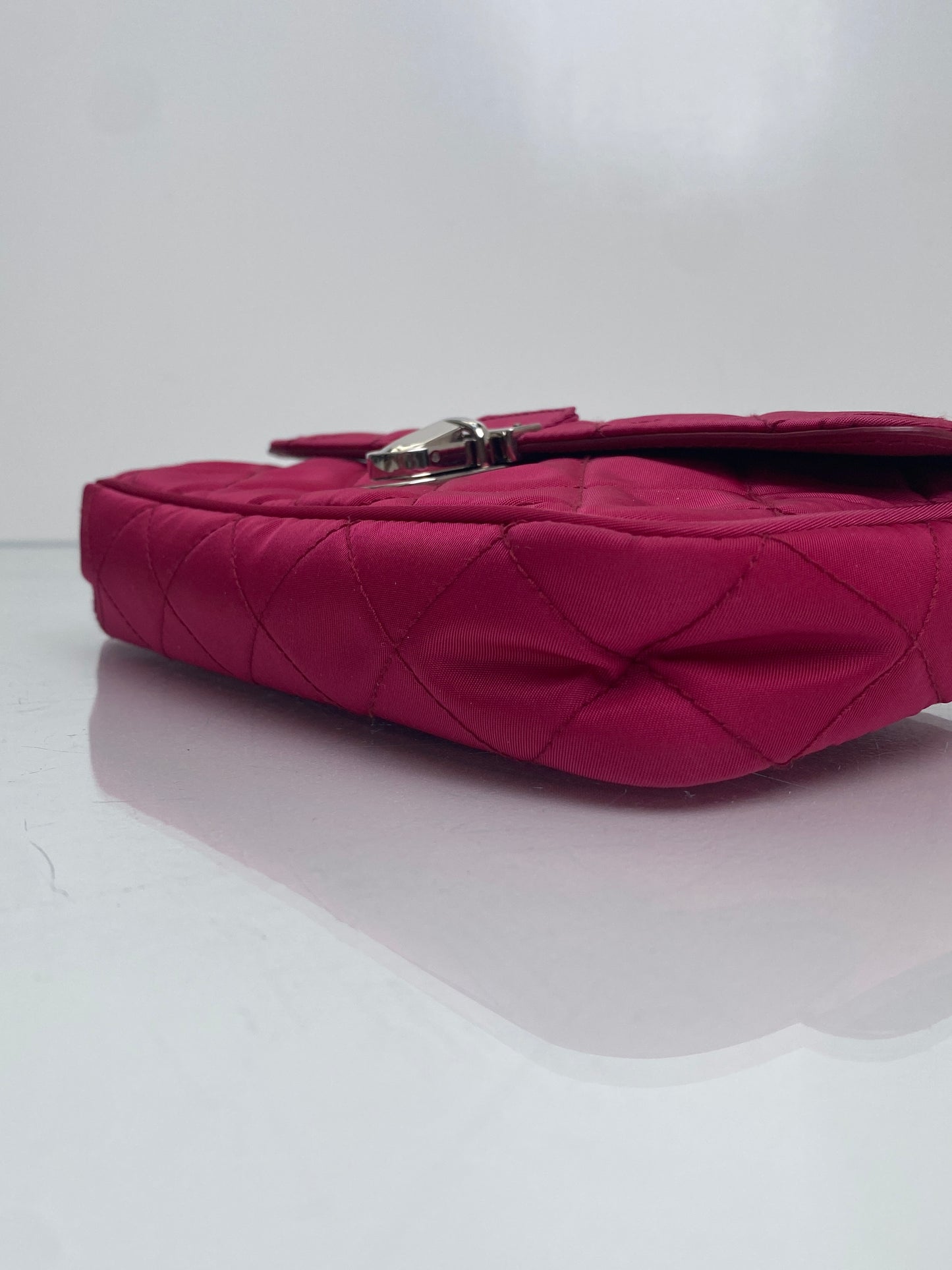 Prada Pink Tessuto Crossbody Bag SHW