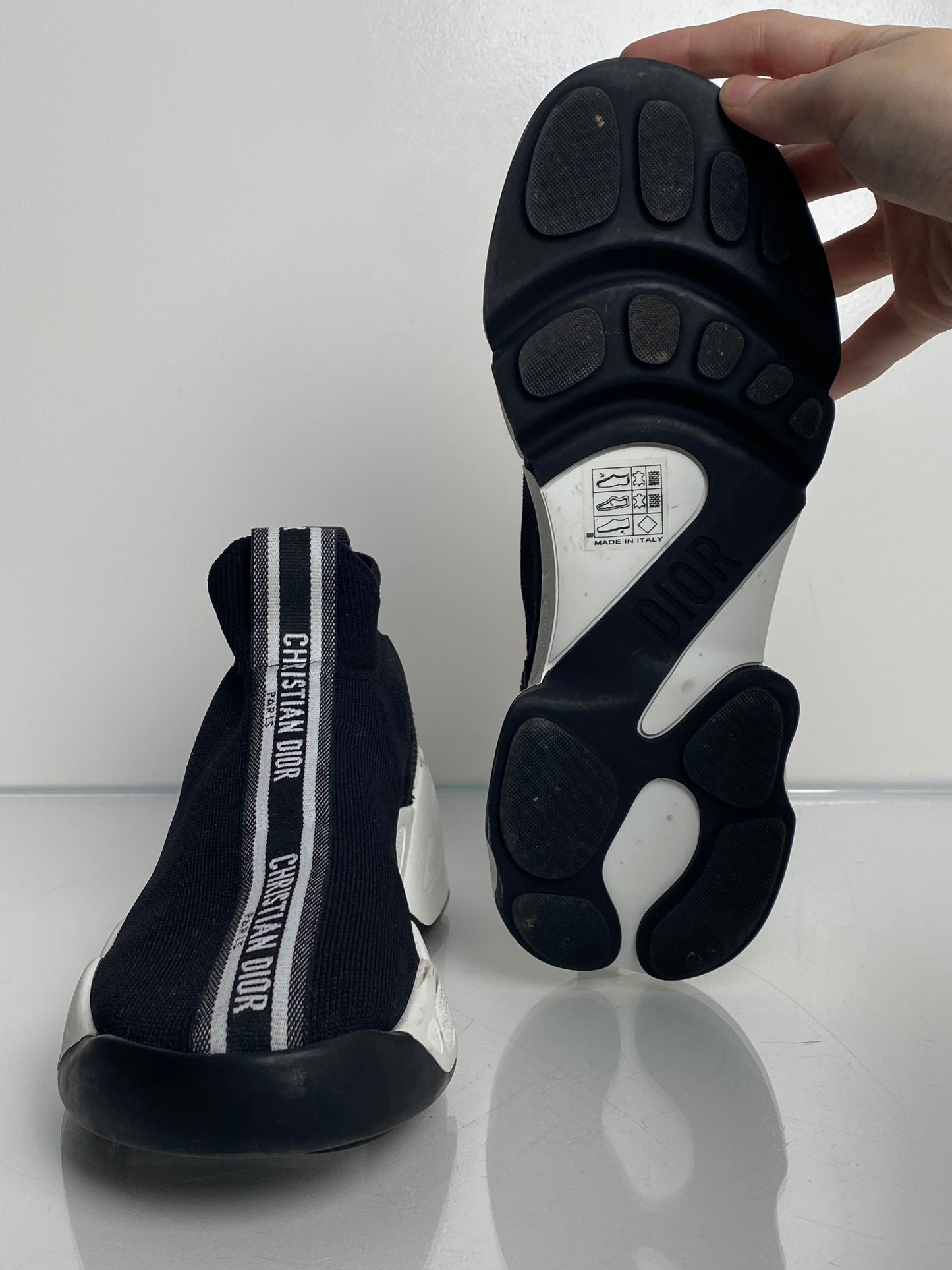 Christian Dior F. Two Point Zero Cloth Trainers, 38.5