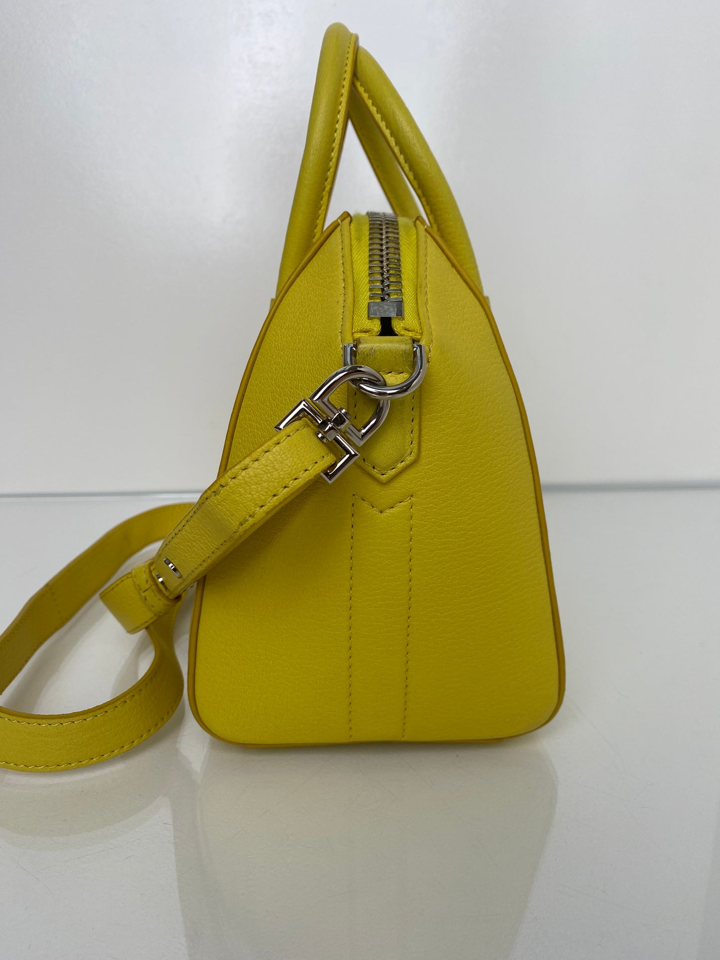 Givenchy Yellow Small Antigona Bag SHW