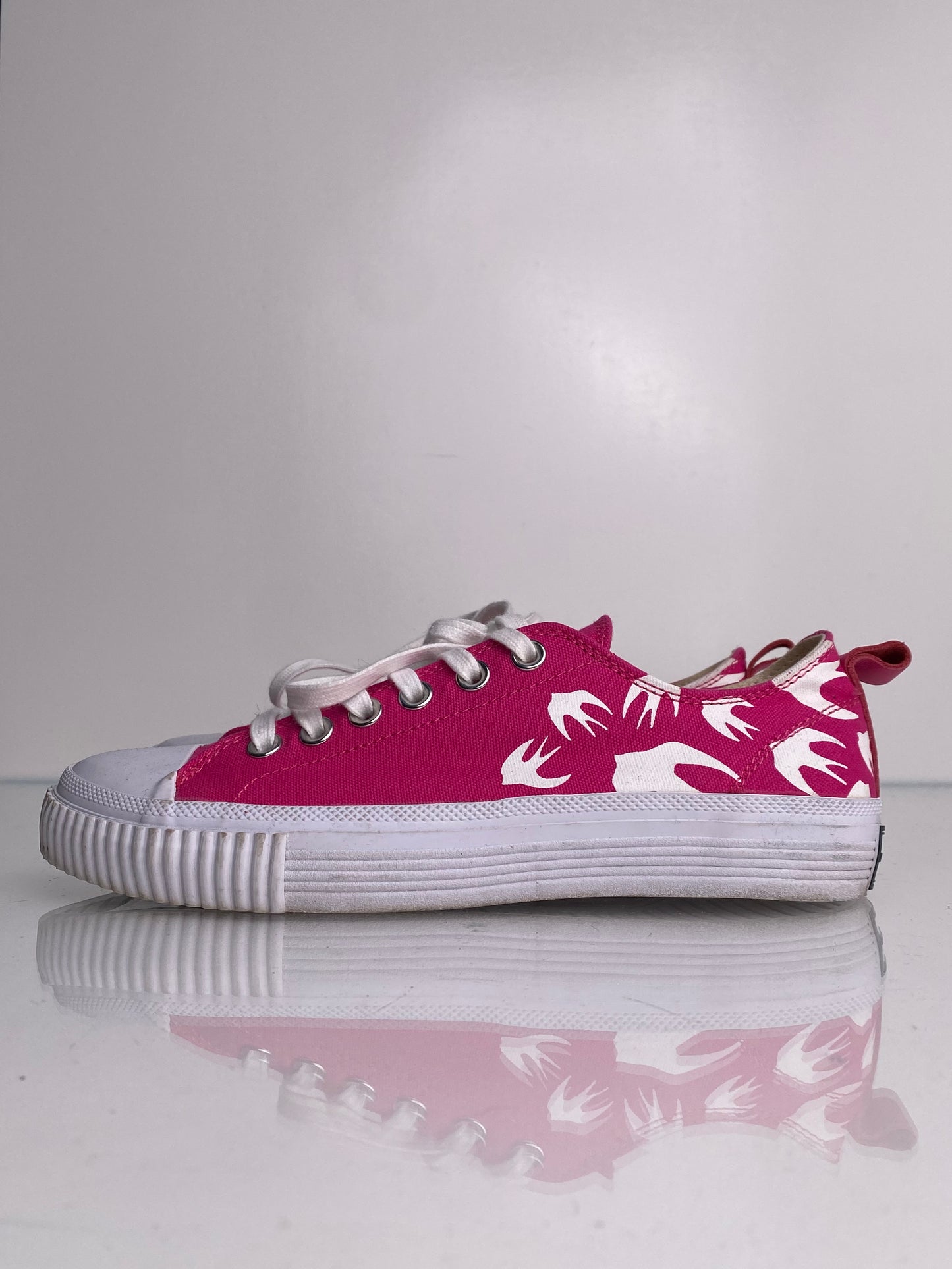 McQ Pink Bird Sneakers, 39