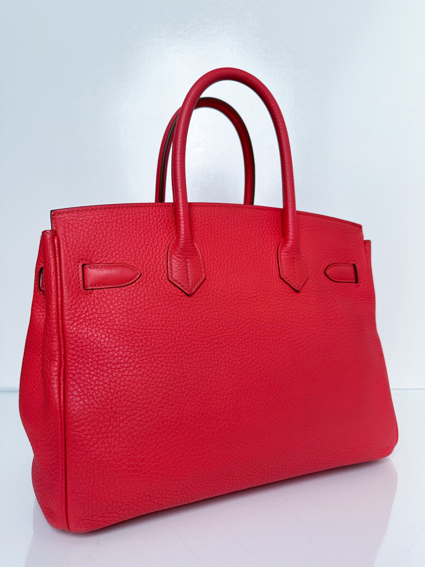 Hermes Birkin 30 Rose Jaipur Clemence GHW #R