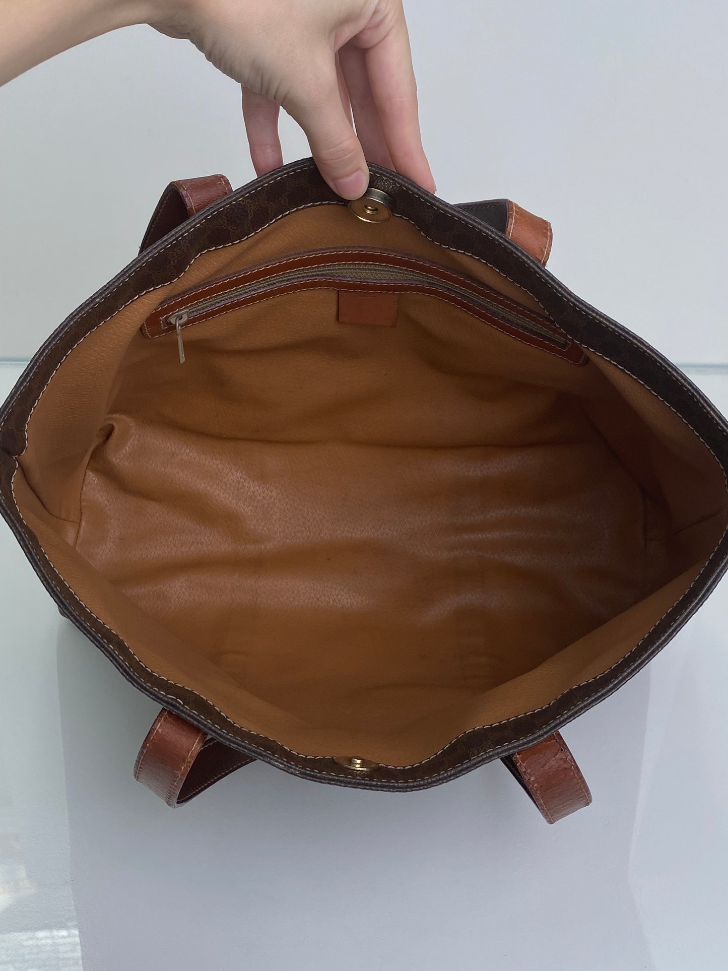 Celine Vintage Small Logo Tote Bag