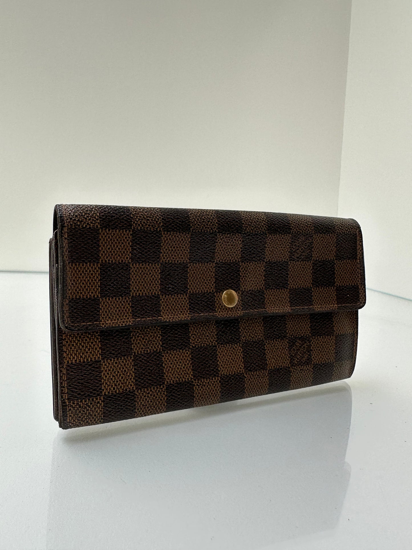 Louis Vuitton Damier Ebene Sarah Wallet