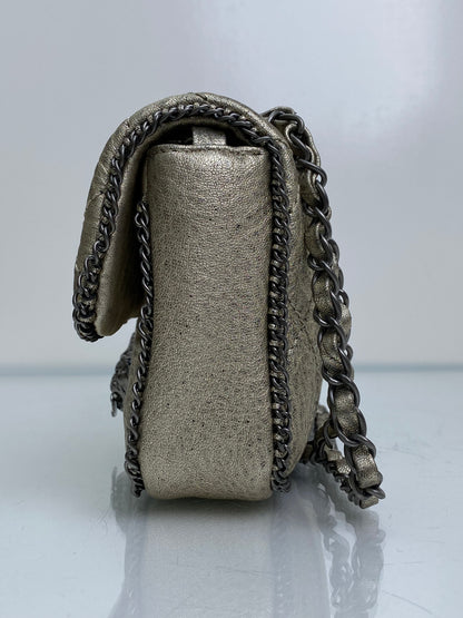 Chanel Champagne Leo Lion Flap Bag SHW #11