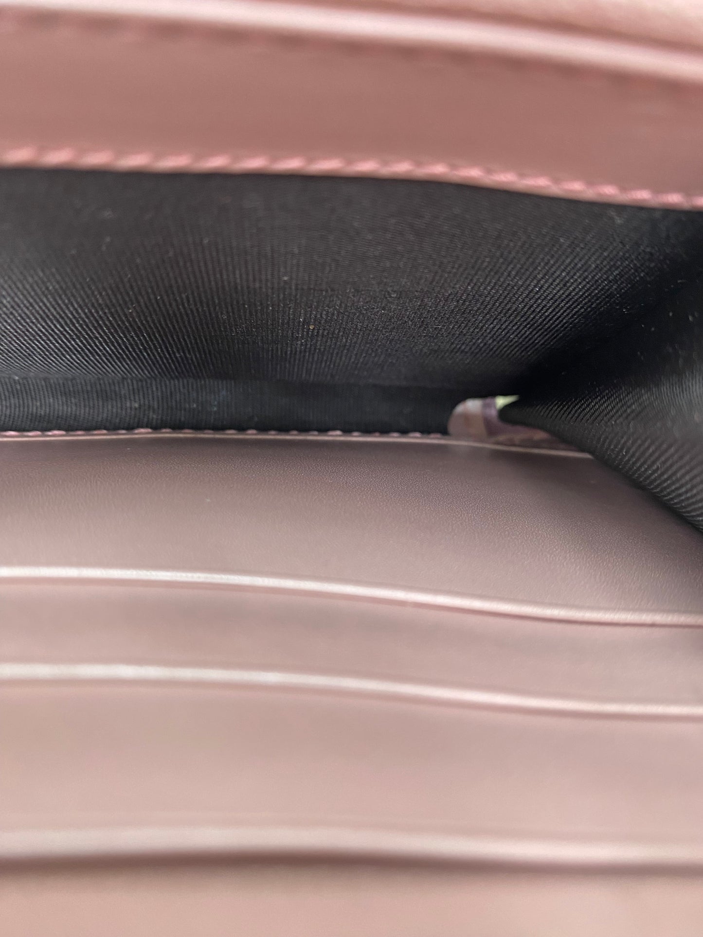 Gucci Purple Metallic Zip Wallet GHW