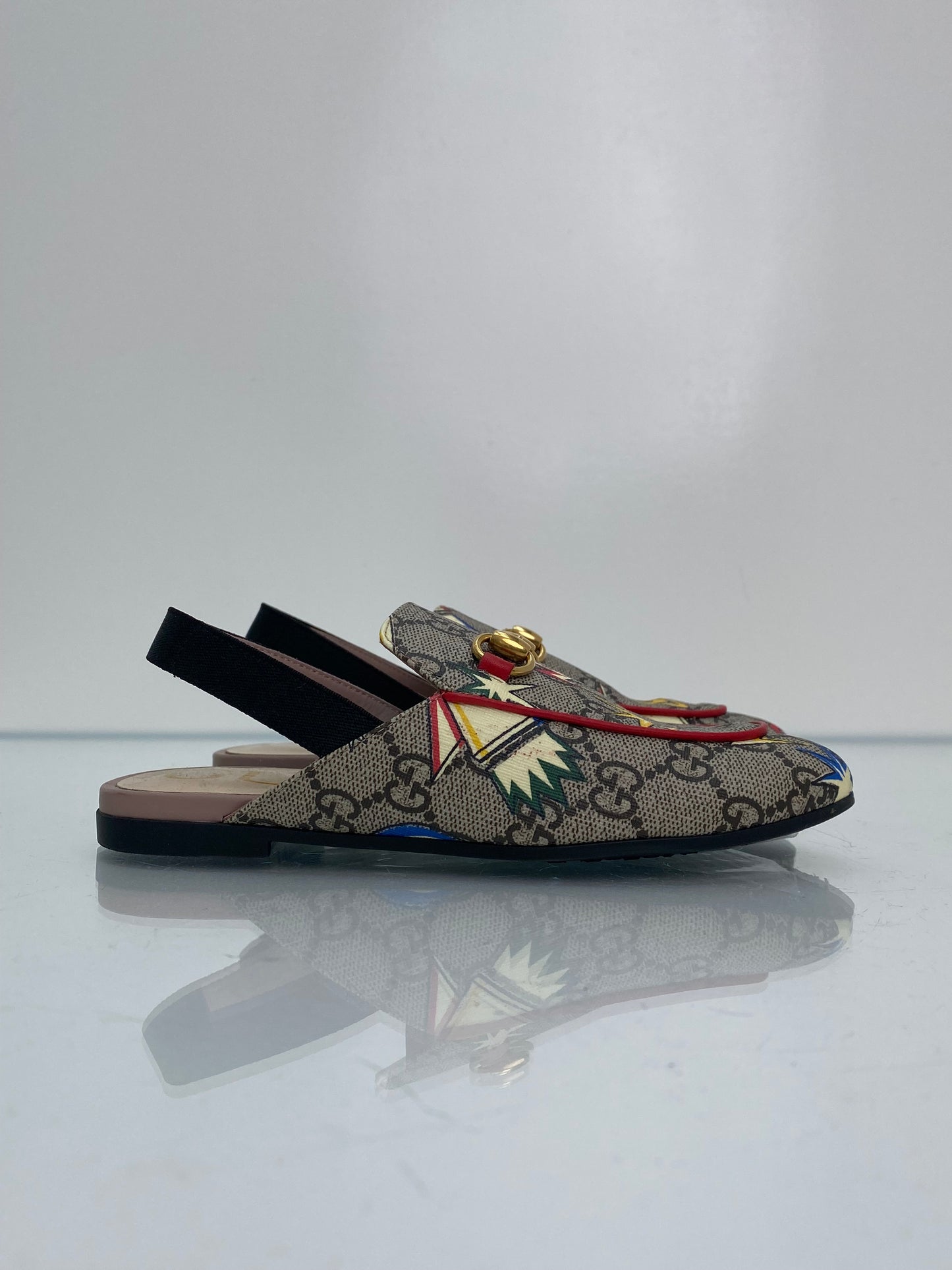 Gucci Children’s Monogram & Graphic Loafers, 31